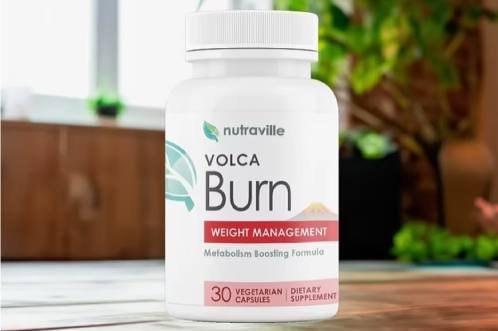 Volca Burn dietary supplement bottle